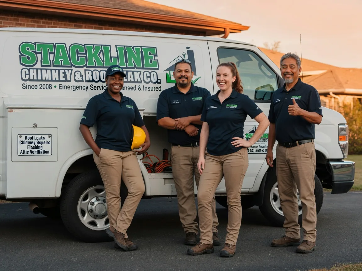 Chimney flashing repair company in Crescent Mills, CA